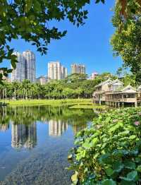 尋幽中山園：錦江側畔的夏日清涼詩箋