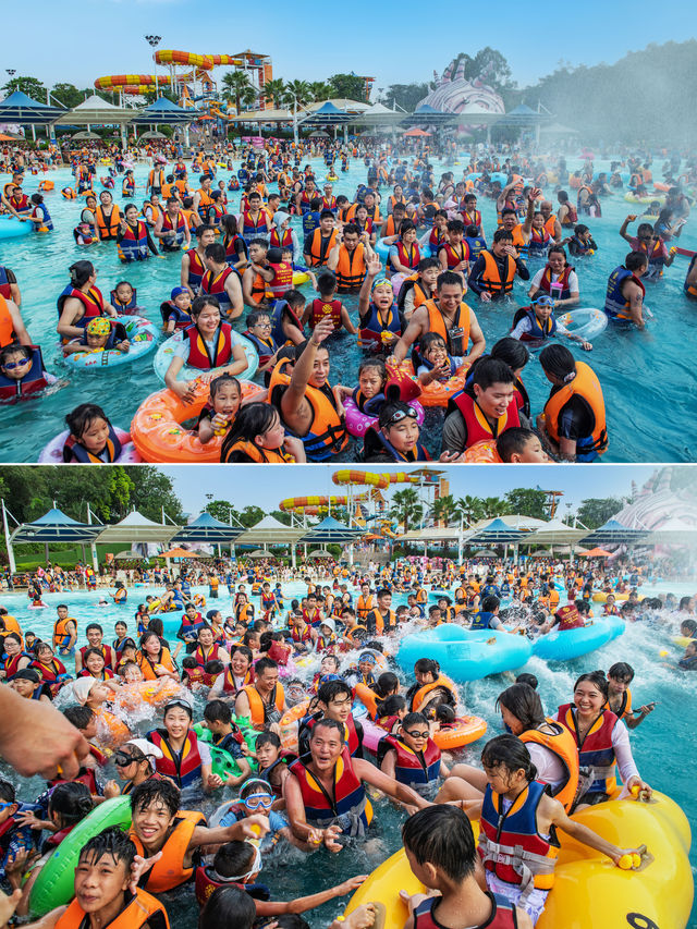 美林湖歡樂水世界，夏天消暑玩水嘅頂流