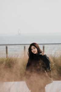 滴水湖週末,看了一場橘子海日落和煙花!