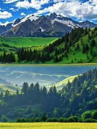 川西花海雪山秘境