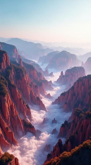 遵義丹霞の秘境トレッキング