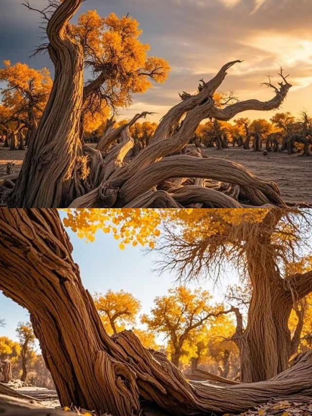 胡楊林裡,尋找失落的地平線 胡楊林裡,尋找失落的地平線