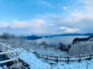 อุทยานแห่งชาติทะเลสาบโทยะ ฮอกไกโด ภาพฝันฤดูหนาวบนหิมะ
