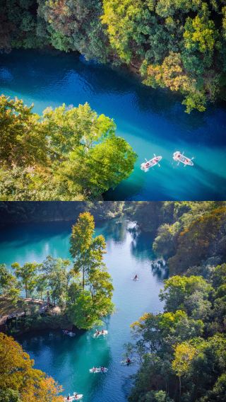 Come to Xiaoqikong! See the color palette spilled by God