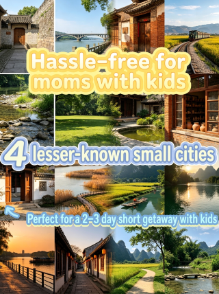 4 lesser-known small cities perfect for traveling with kids without tiring mom, 2–3 day short trips for easy family outings