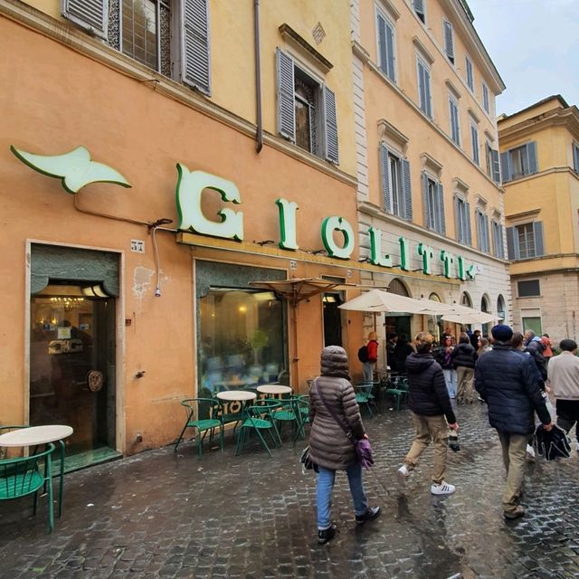 Italian Gelato At Giolitti Italty