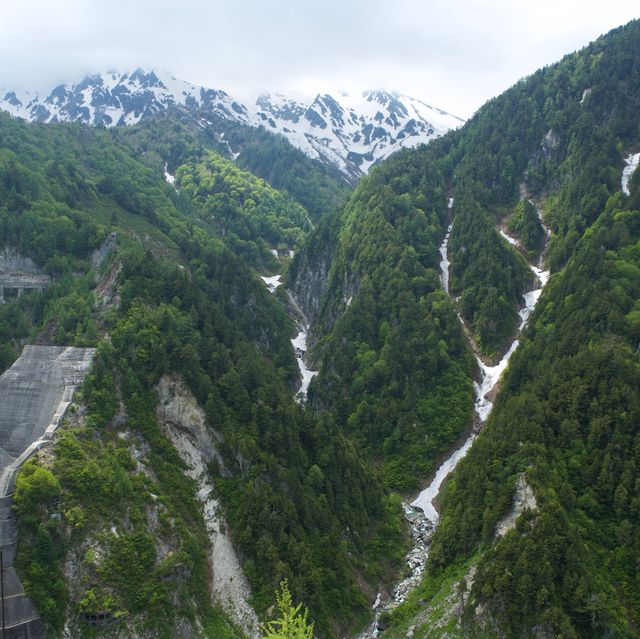 立山黑部 ｜遊覽黑部湖📸