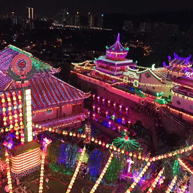 Beautiful Temple in the Hills