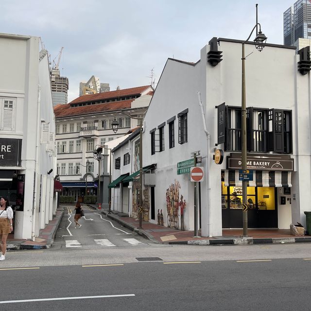 strolling around singapore