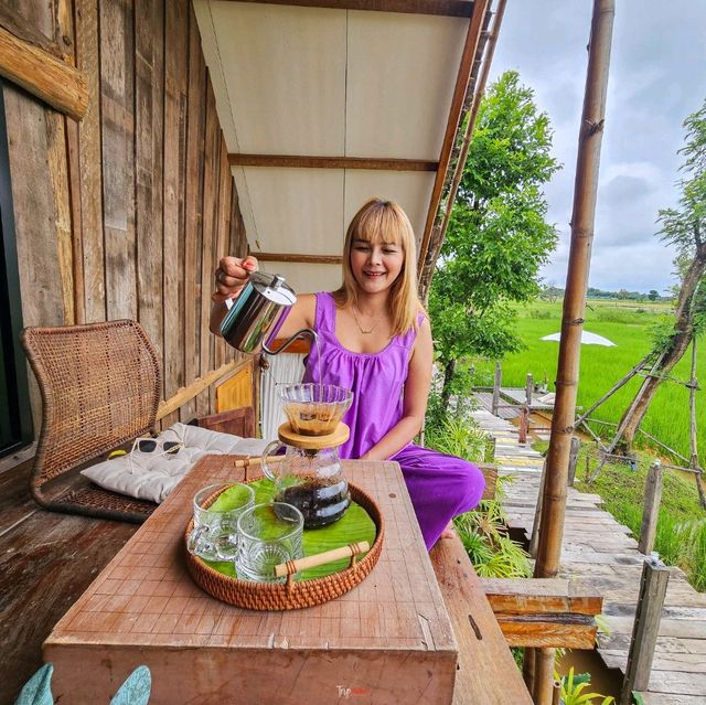 ที่พักเปิดใหม่ ชมวิวนาข้าว พิษณุโลก