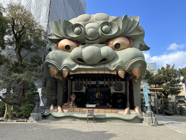 日本大阪｜霸氣難波八阪神社
