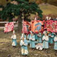 Beautiful Autumn View of Boeun Miniature Park