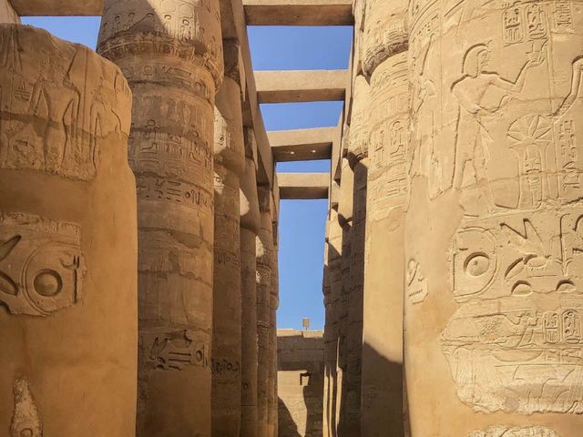 埃及-盧克索🇪🇬龐大規模聞名世界的神殿