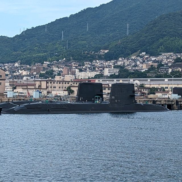 【海上自衛隊基地】潜水艦が見られる呉港