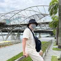 The Aesthetic Spiral Bridge in Singapore