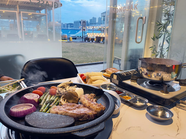 캠핑장 느낌 가득 고기집 영도 몽작🏕️