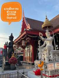 สักการะท้าวเวสสุวรรณ ขอพรให้ปังทั้งปีที่วัดจุฬามณี