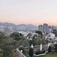 八仙嶺和大帽山 , 浮圖夕照！風景絕佳！