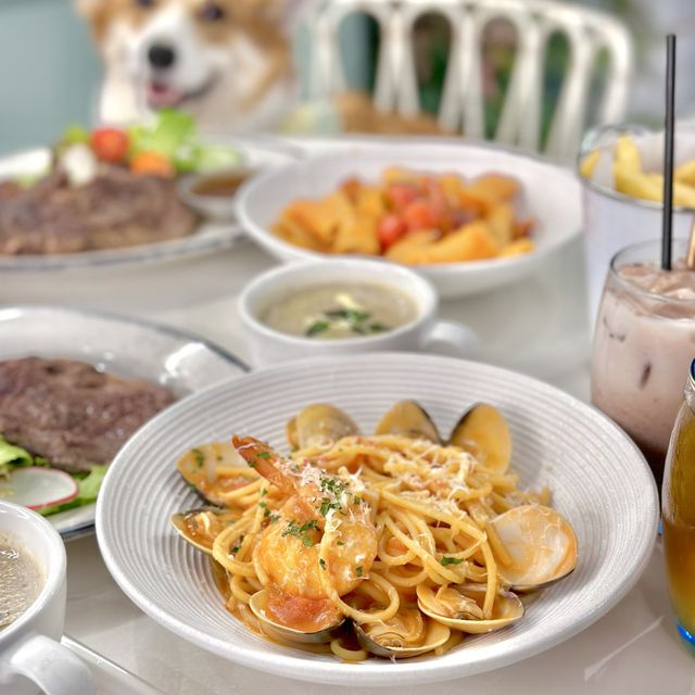 朗豪坊寵物友善餐廳🐶田園風cafe 
