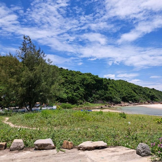 📸西貢鹹田灣💕美麗沙灘✨️清澈海水🏞享受大自然🌄