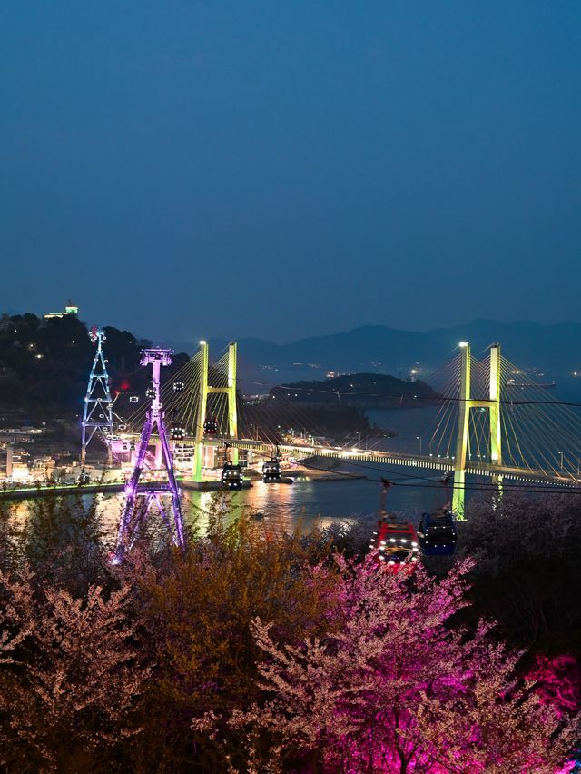 【韓国 / 麗水】麗水と言えば！な、ケーブルカーで麗水の海の夜を見てきた♡