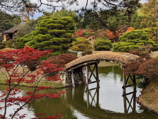 歷史悠久的日本庭園 。桂離宮