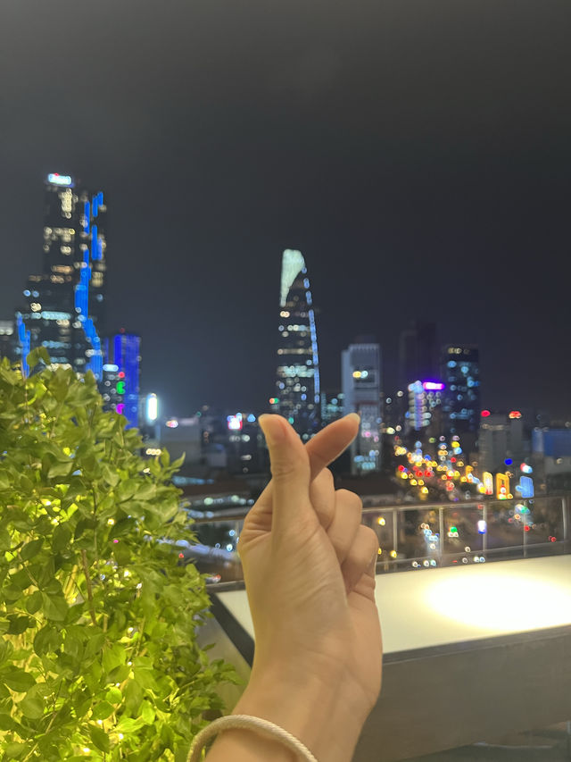 An amazing view in the heart of Saigon 🤩