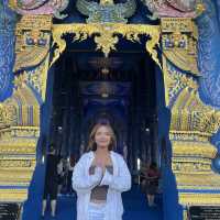 วัดร่องเสือต้น (วัดสีน้ำเงิน )จังหวัดเชียงราย