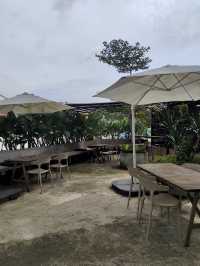 Open air cafe at Equestrian Park 