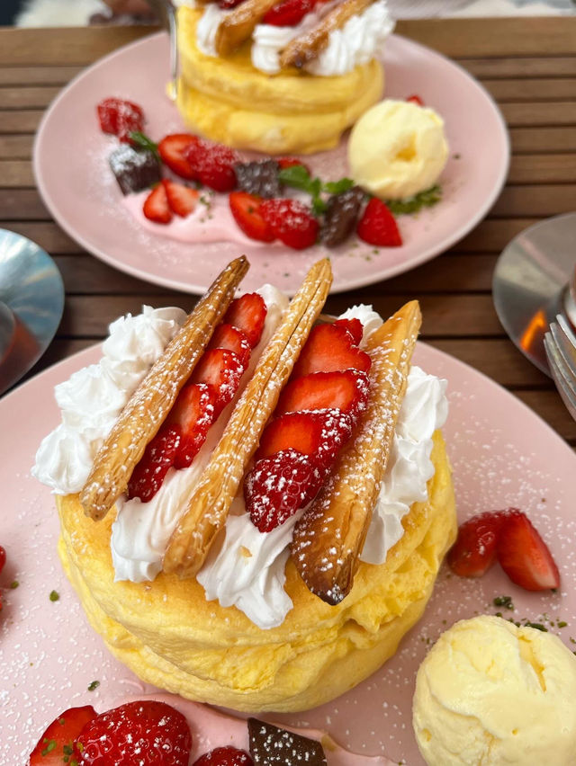 【福岡カフェ】ふわふわパンケーキの美味しいお店🍓