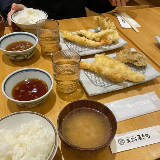 오사카 난바역 맛집 덴푸라 마키노 난바센니치마에점 