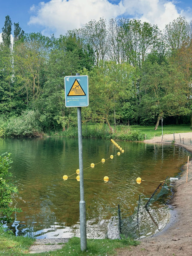 Recreational Lake On The Edge of Heukelum