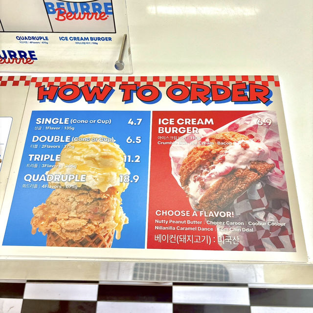 【韓国旅行🇰🇷/ソウル】アメリカンスタイルのアイスクリーム屋さん🍨