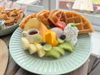 新竹湖口-空ㄟ咖啡 看夜景、夜夕陽的景觀咖啡廳|寵物友善餐廳可帶狗、有廣大的草皮