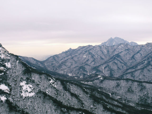 북한산 눈풍경