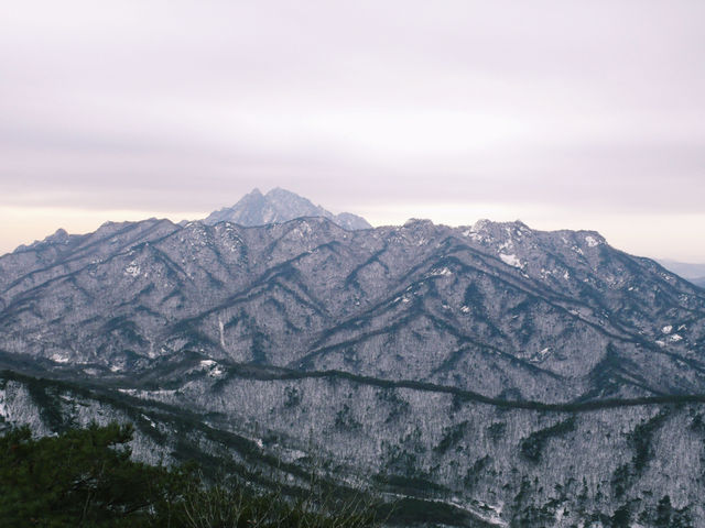 북한산 눈풍경