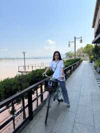 ปั่นจักรยานเล่น ชมวิวแม่น้ำโขง เชียงคาน