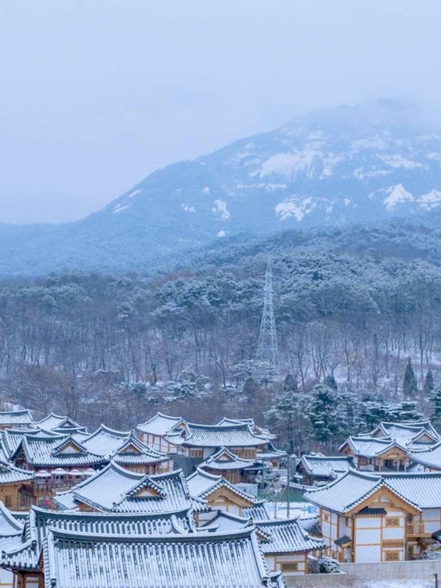 ❄️ 서울의 아름다운 레트로 한옥 눈풍경을 볼 수 있는⛄️한옥마을 여행지 추천