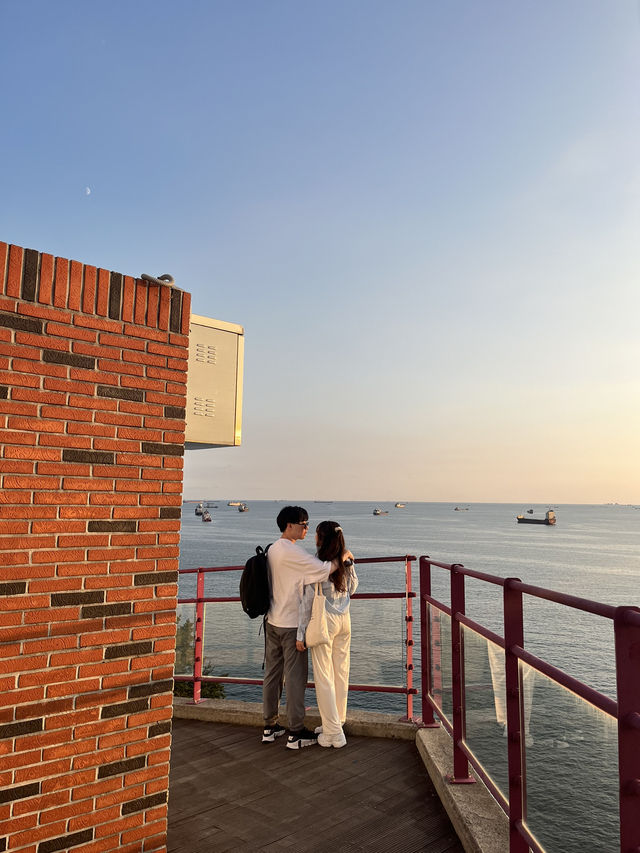 韓國🇰🇷釜山｜白淺灘文化村☁️彷如希臘聖托里尼藍白小鎮🩵