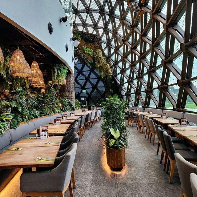 Greenhouse Restaurant with a Golf Course View