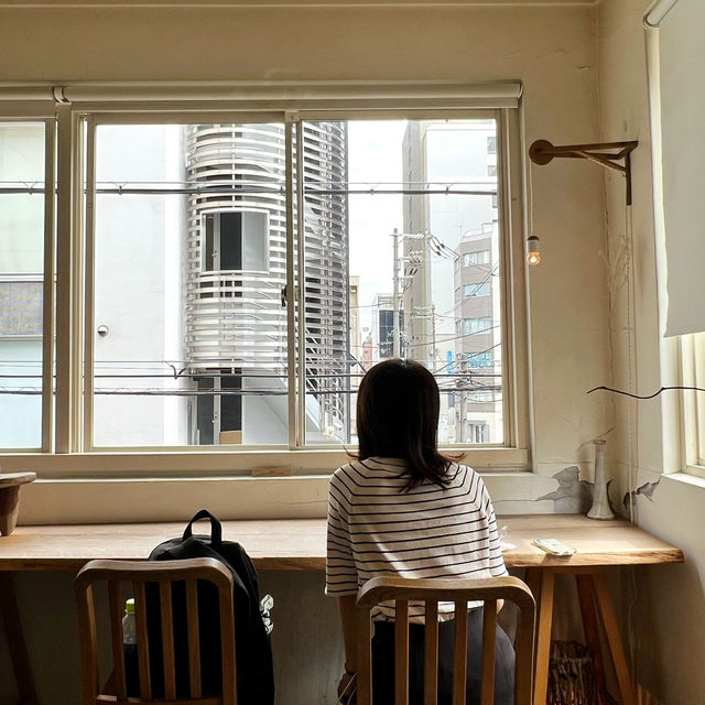 오사카 빙수 와드 오모테나시 카페빙수와 차를 파는 감성적인 곳