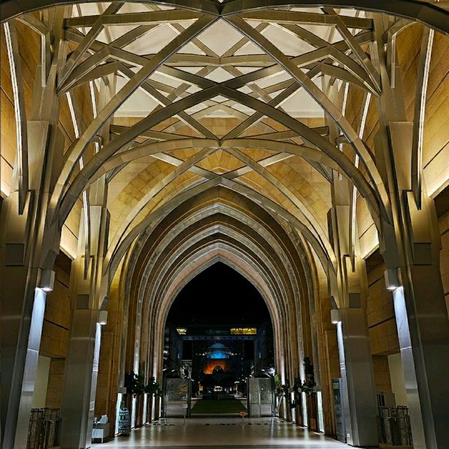 THE FAMOUS STEEL MOSQUE.