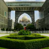 THE FAMOUS STEEL MOSQUE.