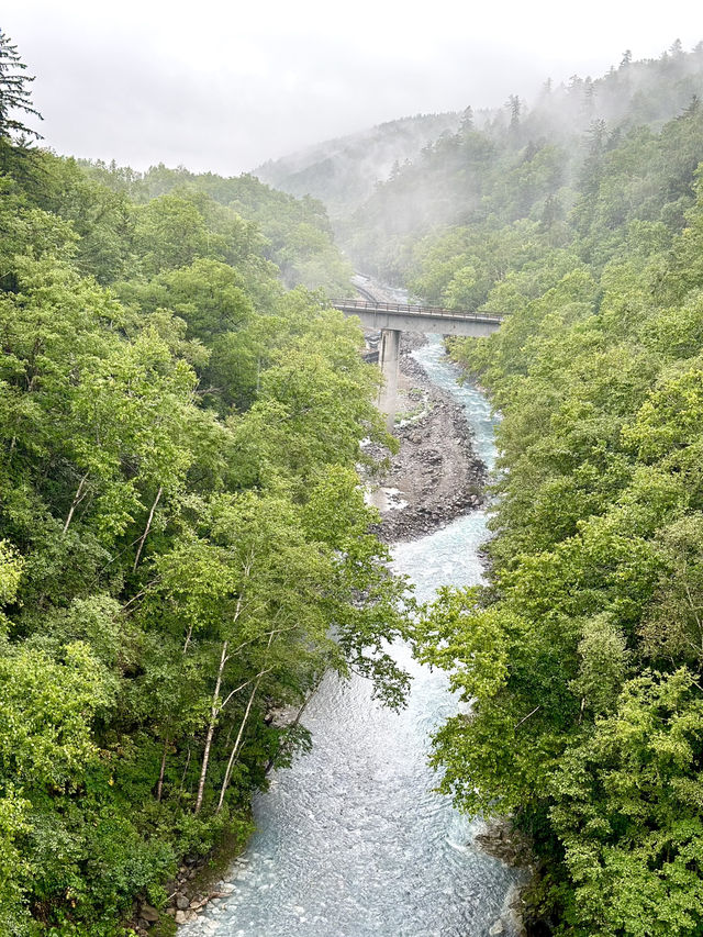 【北海道×3泊4日の旅】白ひげのように落ちていく美しい滝