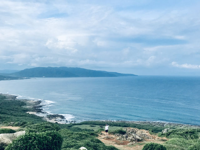 墾丁 龍磐公園 💙海天一色的療癒步道！🌊