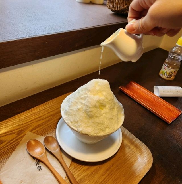 광교카페거리 우유빙수맛집 '백금당'