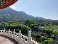 The beautiful view of Wuji Tianyuan Temple in New Taipei City