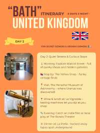 Bath 3-days itinerary 