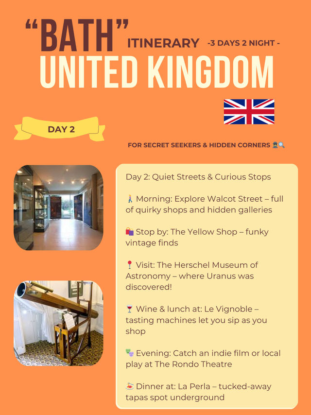Bath 3-days itinerary 