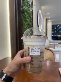 Starting my day the best way—with a rich, double-shot Mochaccino at Daily Coffee. Pur
